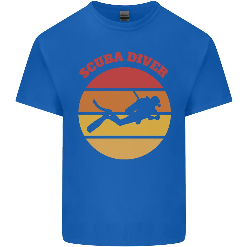 Scuba Diver Silhouette Unisexs Light Cotton TShirt