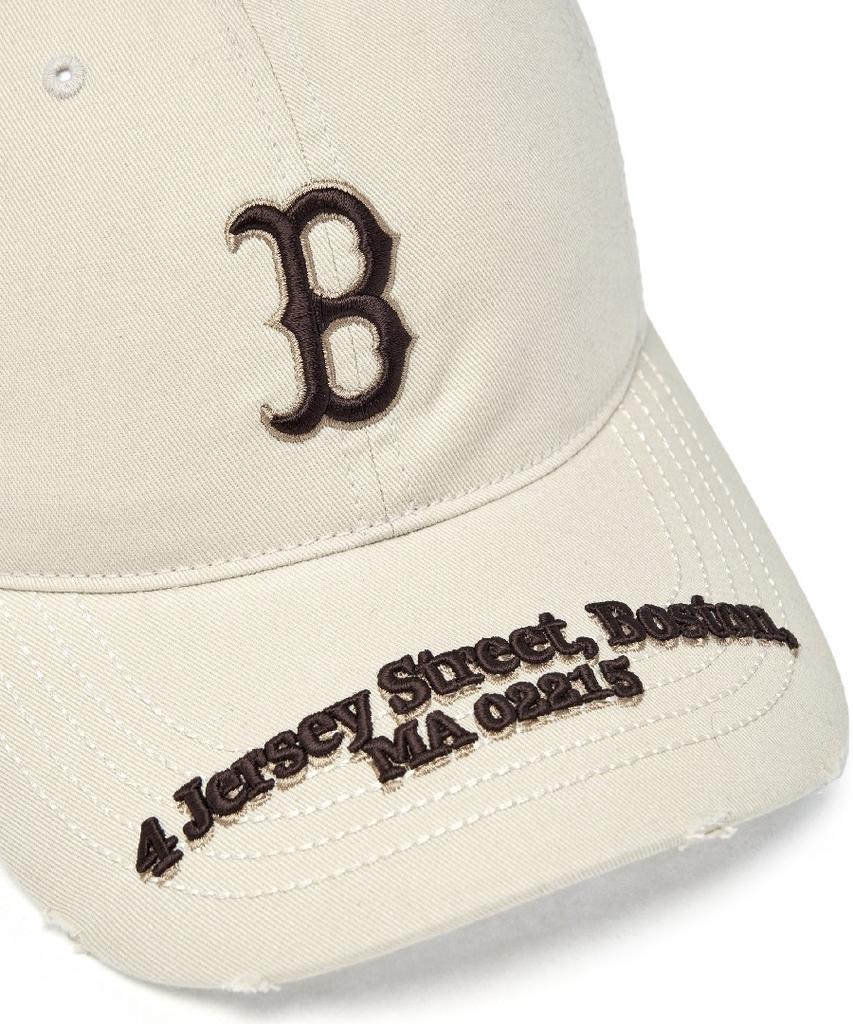 Emelbi Street Address Unstructured Ball Cap Bos (L.Sand)