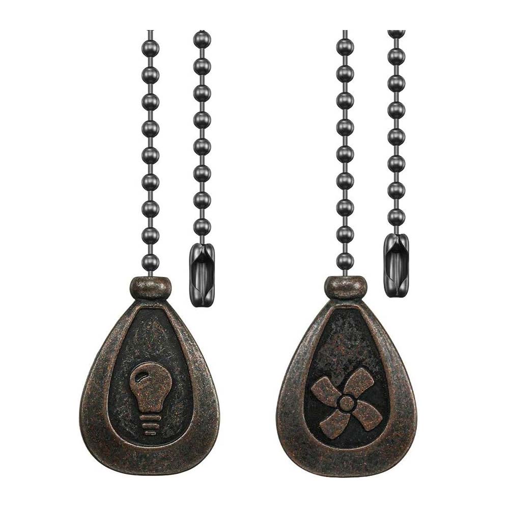 

Комплект цепочек для потолочного вентилятора Декоративный подвес-удлинитель цепочки для вентилятора 12 дюймов Освещение и вентилятор Шариковая цепочка