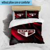 3pcs Spfc Team Crest Design Printed Bedding Set Duvet Cover Closure Includes 1 Duvet Cover & 2 Pillowcases Bedding Sets Home Decor Gifts