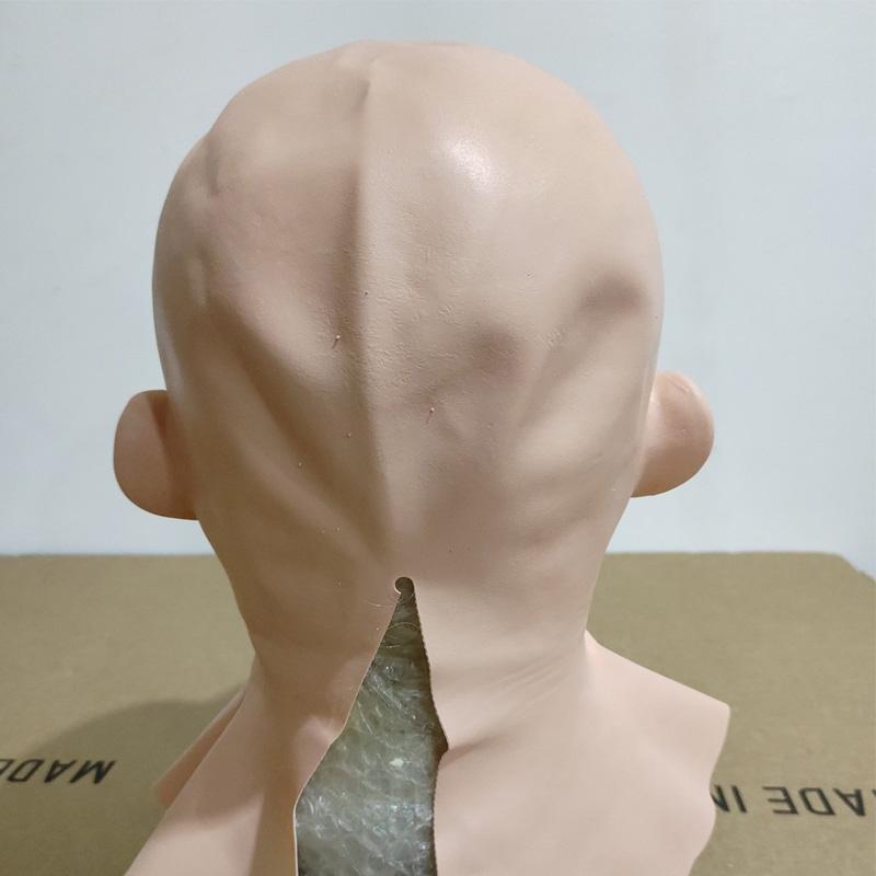 Bald handsome man latex mask