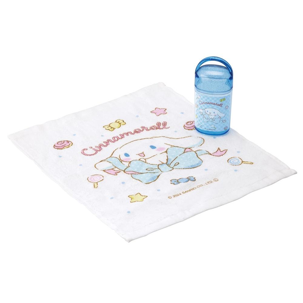 Skater Towel Set with Case Children Kids Made in Japan Sanrio Cinnamoroll Big Ribbon Girls OA5AG-A