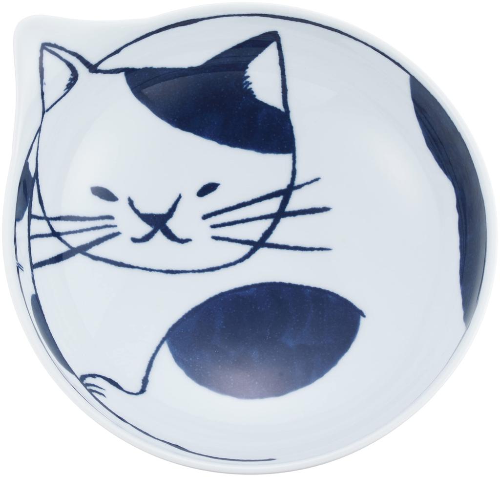 Hasami Ware Family Neco Large Neco Bowl Spotted 303297C608 (Gift Boxed)