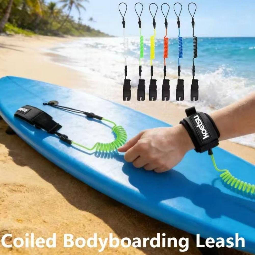 Elastic Stretchable TPU Strong Cord 6 Colors SUP Paddle Board Leg Rope for Training Exercise
