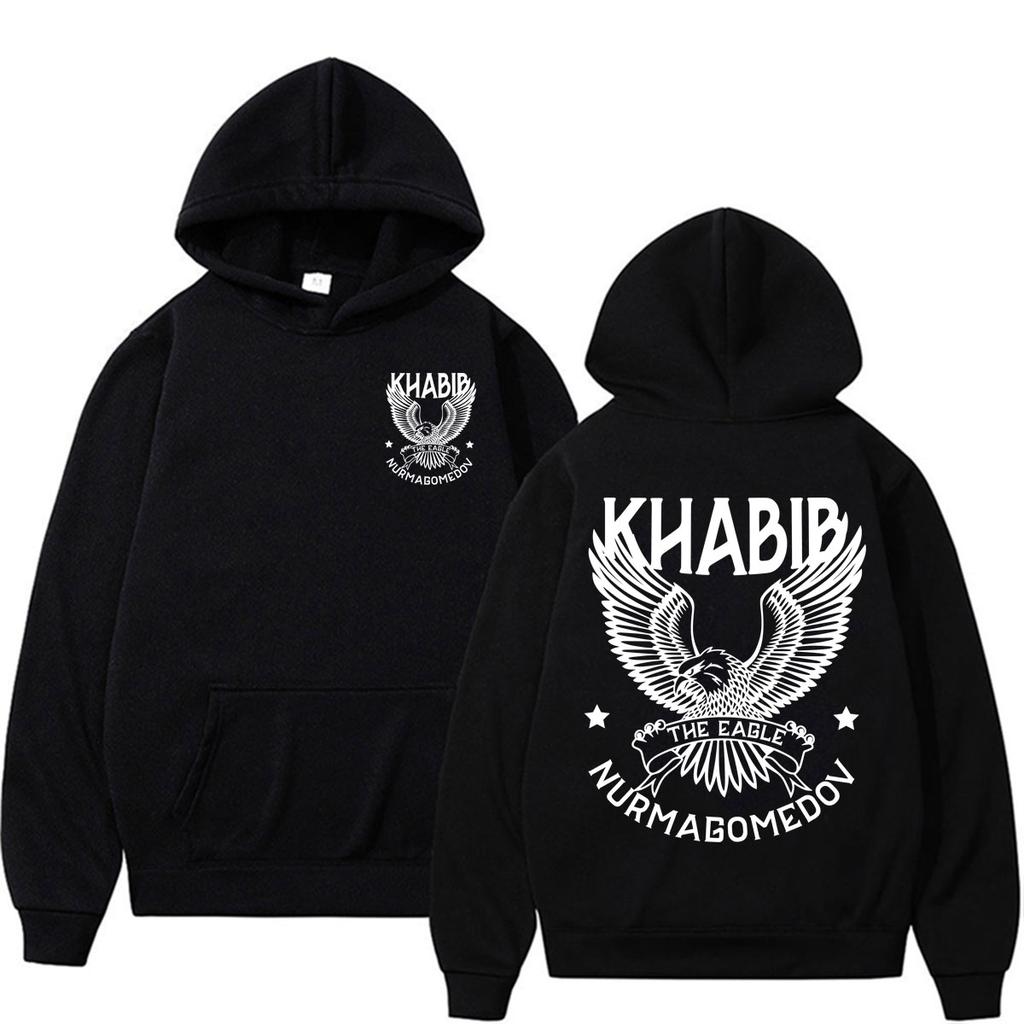 Khabib The Eagle Nurmagomedov Mikiny Pánské Oblečení Móda Násilí Estetika Mikina Podzimní Neformální Fleecová Mikina Pulovry
