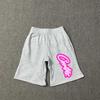 Cort Short Devil Island Print Shorts Mens Hip Hop Skate Casual Sweatpants Trendy Streetwear