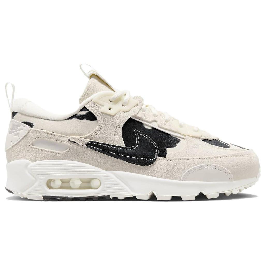 Nike Air Max 90 Futura Dámské tenisky s kravským potiskem Krémová Plachetnicová Chromová FN7170-133