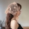 Fashion Ins Spitzen Haarband Damen Retro Dreieck Haarband Vintage Dreieckstuch Mädchen Elegante Kopfbedeckung Haarschmuck