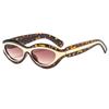 2024 High-End Tortoiseshell Cat-Eye Sunglasses for Women - Small Frame with UV Protection and Gradient Lenses