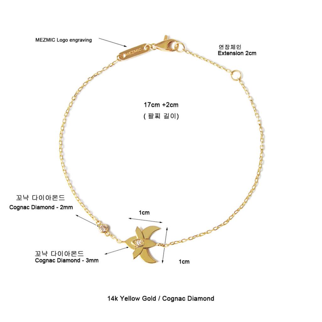 Mezmic Iris Cognac Diamond Bracelet