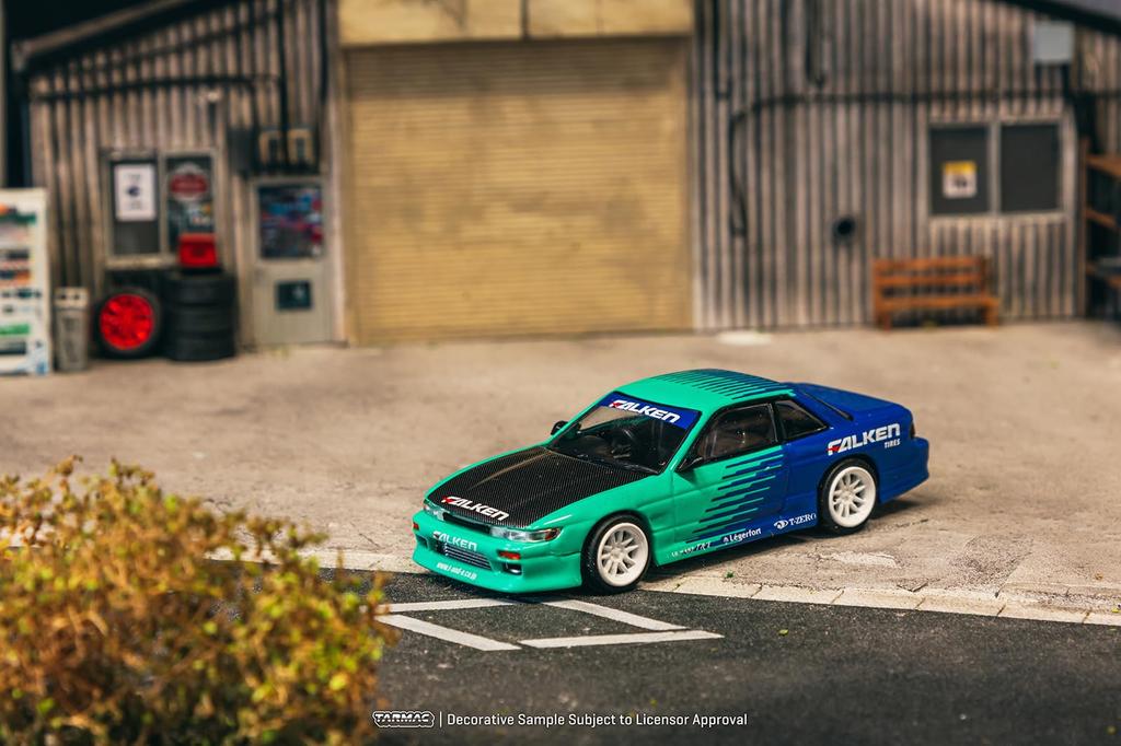 TARMACWORKS VERTEX Nissan Silvia Falken Completed Product 1/64 (S13) T64G-025-FA