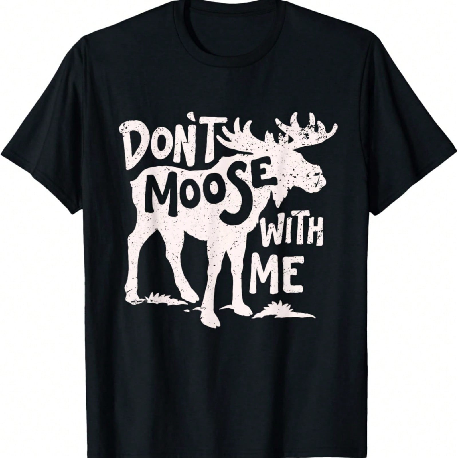 Moose Cowboy On Horse Vintage Elk T-Shirt S