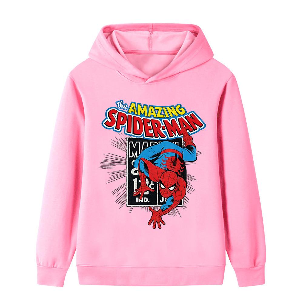B1427 Multi-color Kids Boys Girls Printed Casual Long Sleeves Hoodie