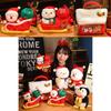 Christmas Santa Claus Snowman Penguin Sled Plush Doll Pendant Children Toy For Christmas Gift Ideas