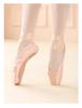 Ballet Pointe Dance Shoes for Adults & Children - Satin, Leather Toe, Beginner Straps, Art Exam & Practice Use