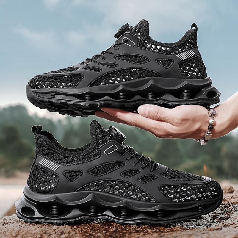 

Дышащие сетчатые слипоны для водных видов спорта, модные мужские повседневные ленивые туфли, многоцветные, персонализированные, быстросохнущие аквашузы 39 чёрный