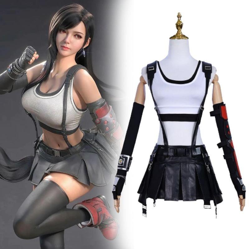 Elegancki Kostium Cosplay Tify Zainspirowany Grą Miejski Styl Poliestrowy Strój