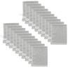 OKA Machine Dusters, Mitten Type, 20 Count, Approx. 17cm X 21cm, Gray (for Gym Machines, Cleaning, Hanging, and Commercial Use)