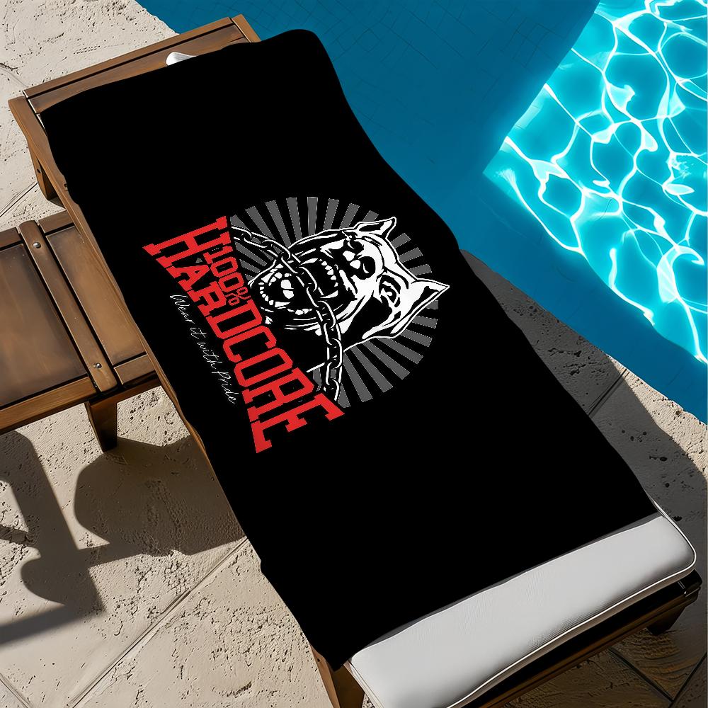 Fashion 100 H-Hardcore Towel Beach Bath Quick-Drying Lightweight Portable Sauna Camping Swim Pool Travel