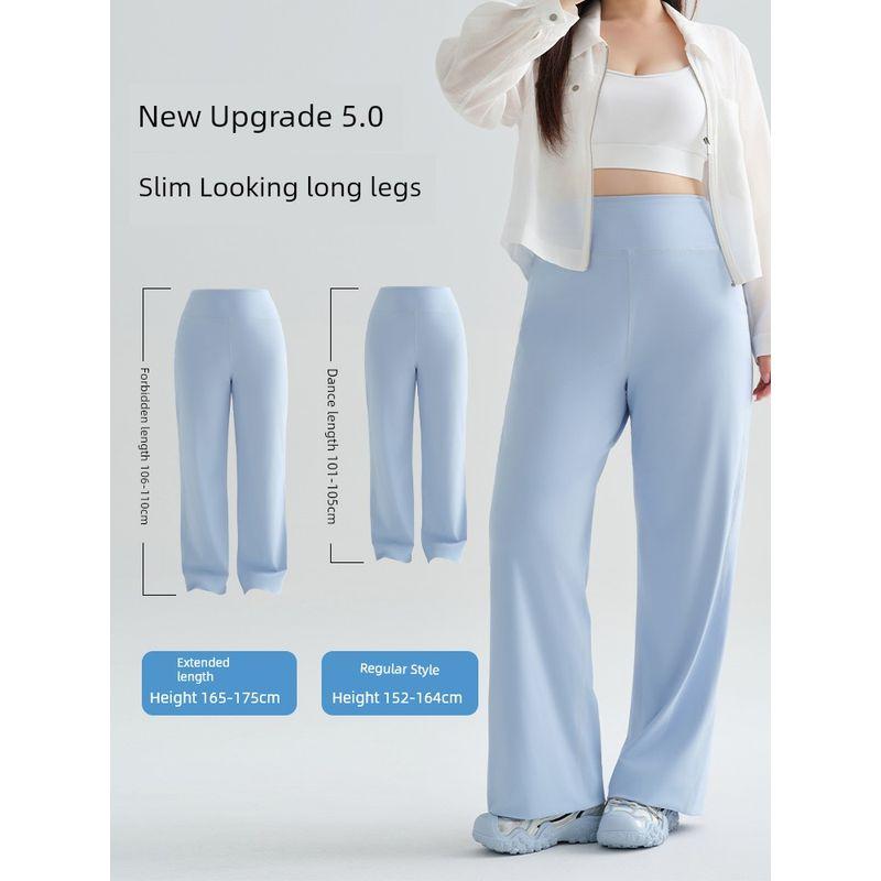 Cat People Pants Plus Size for Women, Slimming Straight-Leg Pants, 2026 Spring Collection, Loose and Stretchy High-Waisted Yoga Pants for Outdoor Wear