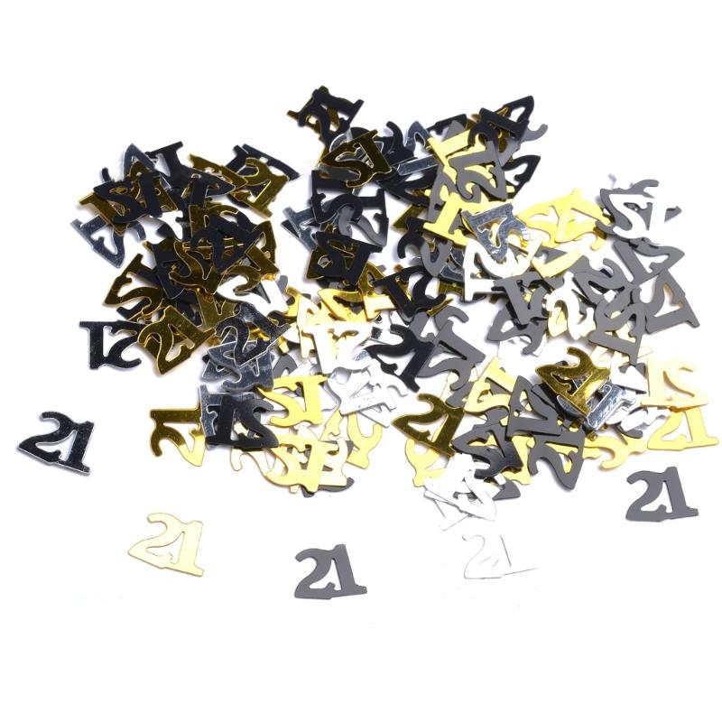 Zartes Geburtstagsfeier Konfetti Gold Tischdekoration Konfetti Glanz Tischkonfetti Große Menge