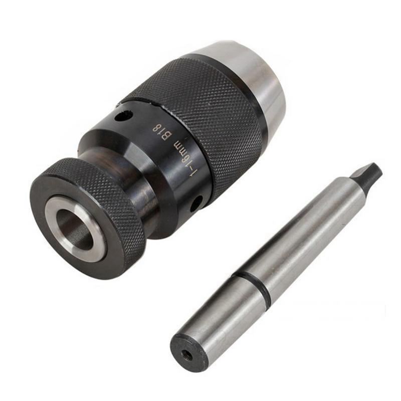 Lathe Drill Chuck Keyless 1//32/" 5//8/" Self Tighten+MT3-B18 Arbor f// Mill 1-16MM