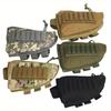 1PC Tactical Muti-functional Hunting Zipper Rifle Buttstock Pack Bag Cheek Pad Rest Shell Mag Ammo Pouch Pocket Magazine Bandolier
