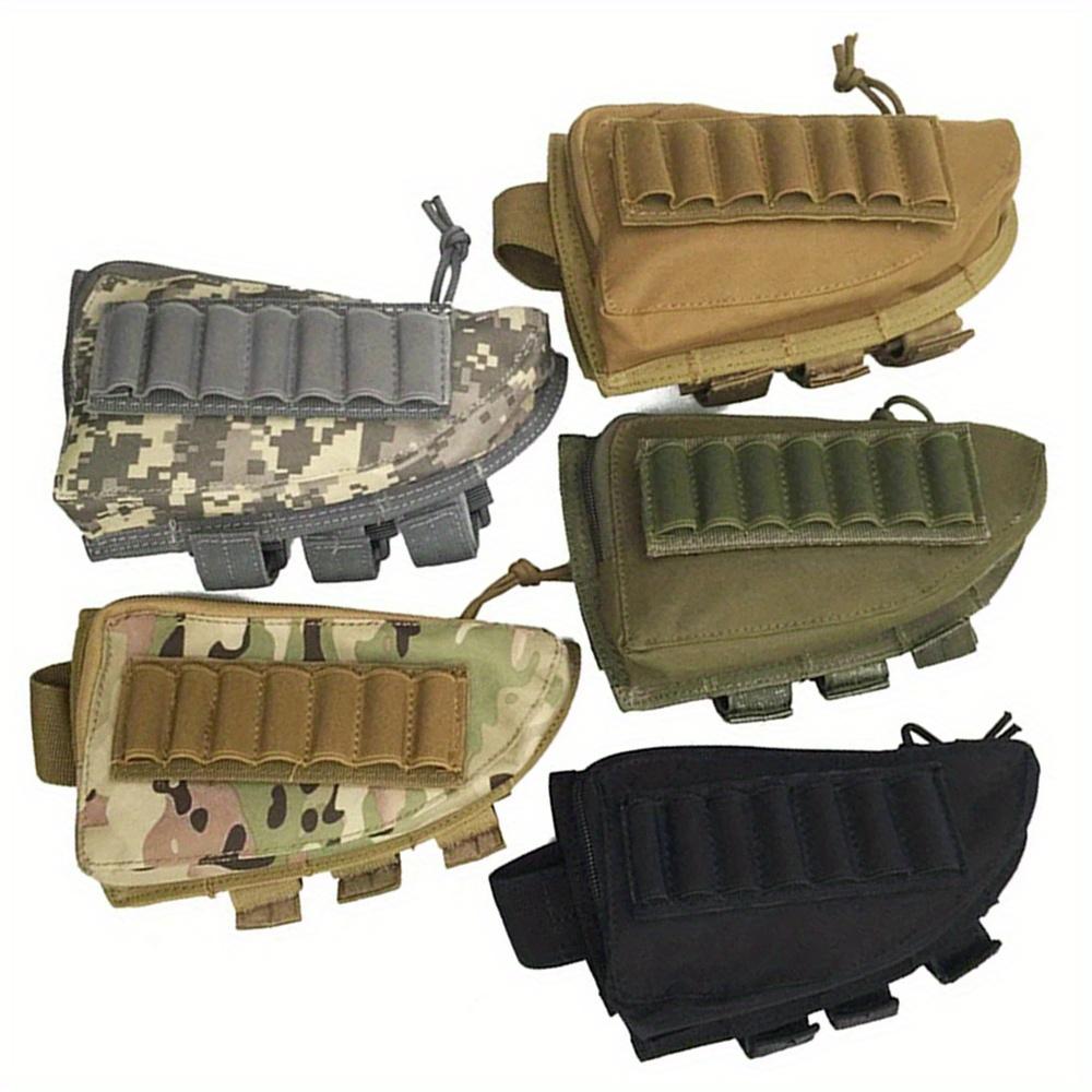 1PC Tactical Muti-functional Hunting Zipper Rifle Buttstock Pack Bag Cheek Pad Rest Shell Mag Ammo Pouch Pocket Magazine Bandolier