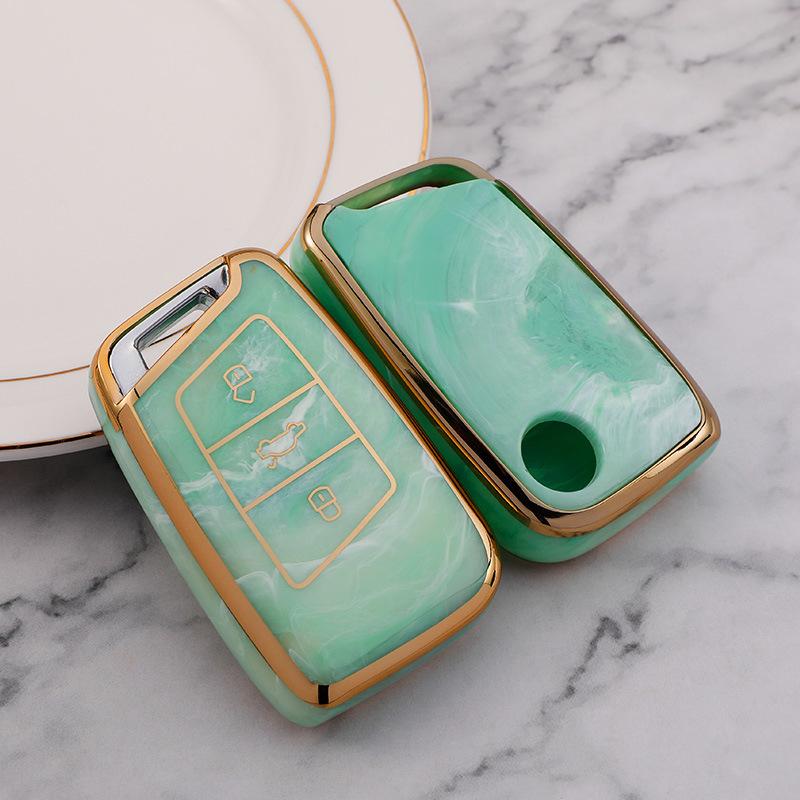 Volkswagen Schlüsselhülle für Tayron X, T-Roc, Bora, Sagitar, Golf 7, New Magotan B8CC, Passat