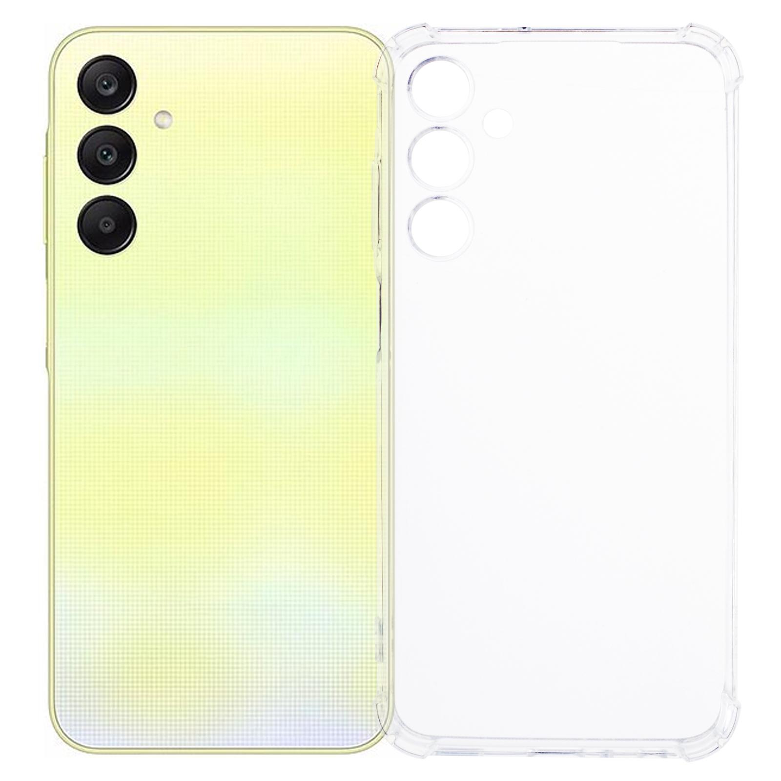 

For Samsung Galaxy A25 5G (Global) (161.0 x 76.5 x 8.3mm) Back Case Flexible TPU Clear Cell Phone Cover A