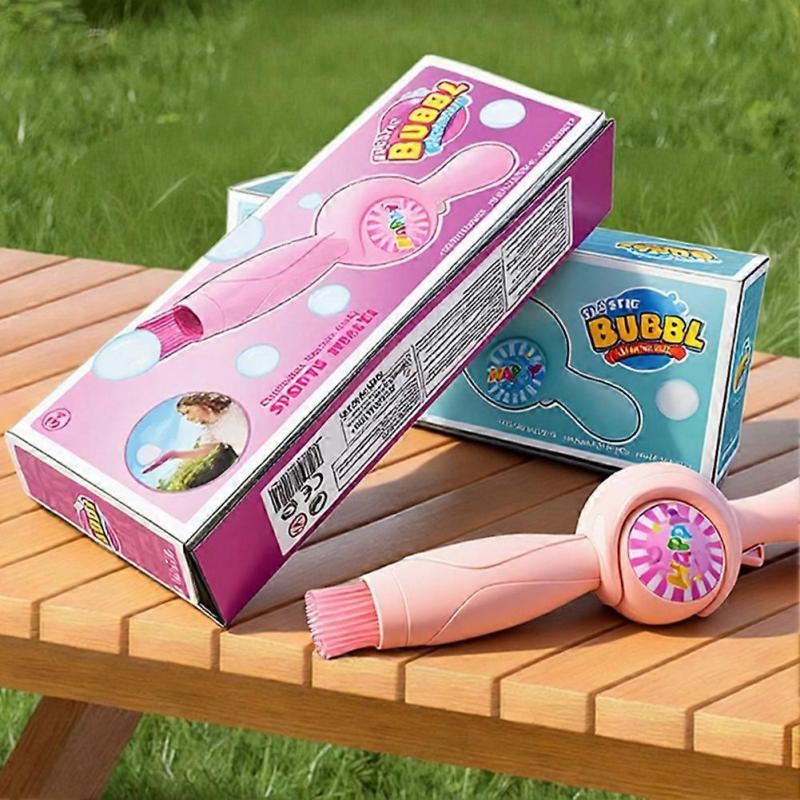 Nebelblasenmaschine für Kinder, Bunte Rauchblasen-Nebelmaschine, Elastischer Blasen-Nebelstab, Magischer Interaktiver Nebelblasenmacher mit Rauch