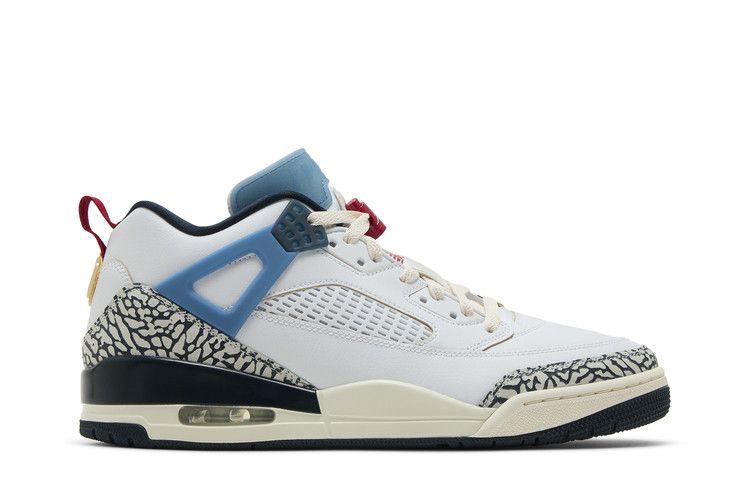 Men's Sneakers Jordan Spizike Low Motion Pack White/Armory Navy/Aegean Storm/Gym Red