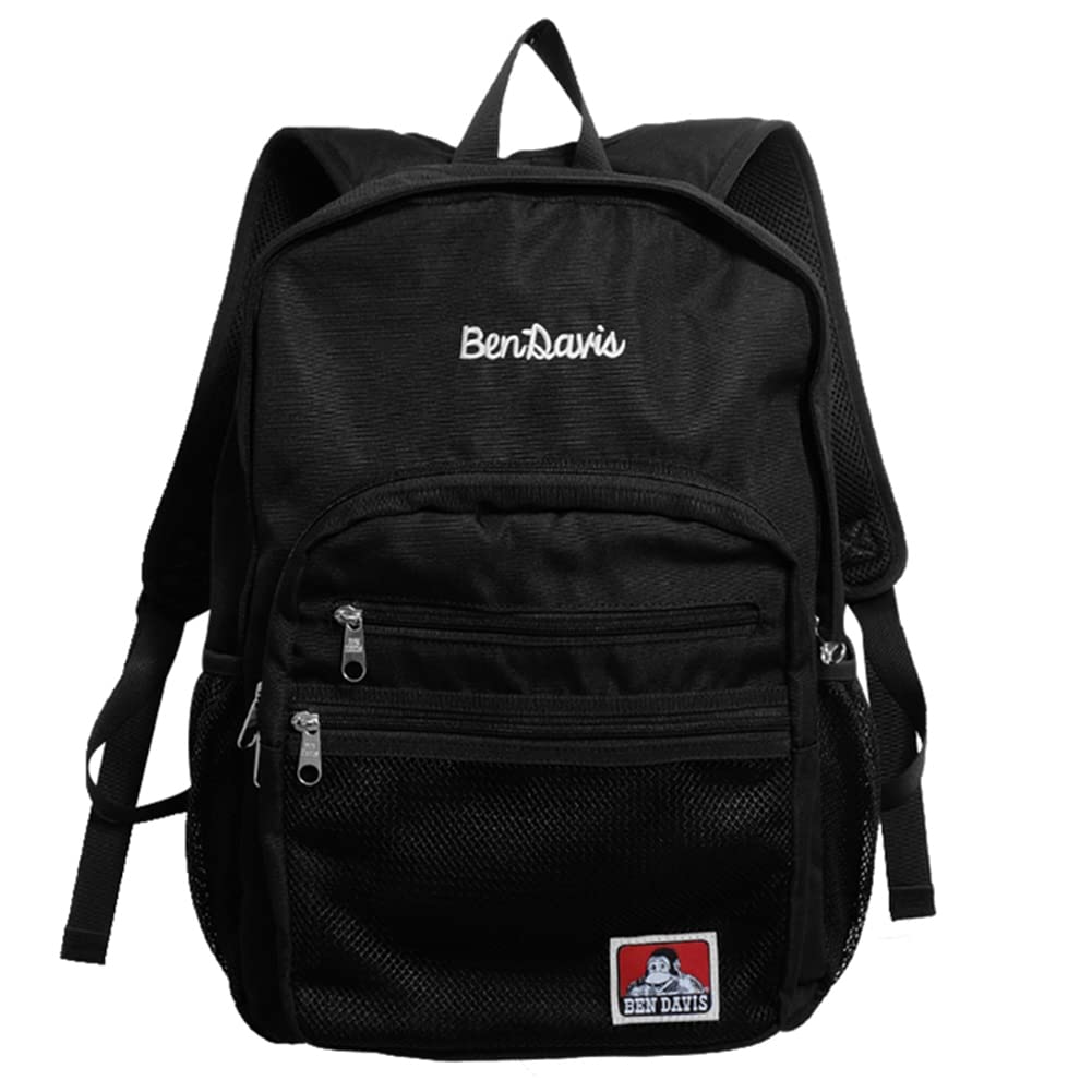 

Ben Davis XL Backpack with Mesh Black BDW-9200 Pockets, чорний