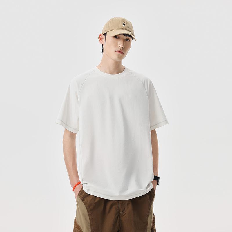 Trendy Round-Neck Short-Sleeve T-Shirt New Summer Style Loose-Fit Outdoor Sports Fashionable Versatile Top