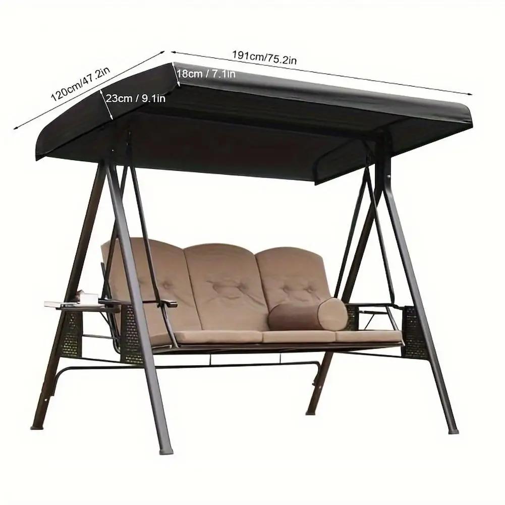 191*120*18cm Swing Chair Cover Water And Dust Proof Sunshade Canopy Summer For Outdoor Garden Playground Swing Chair Cover