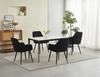 Nana Chair - Black Velvet / Black Legs X 2