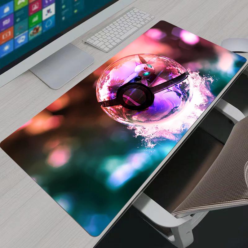 Large Mouse Pad Gamer Computer Desk Mat Modern Table Keyboard Laptop Carpet XXL Gaming Pokemon Pikachu durable Mousepad
