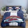 "Red 'A' Logo On Colorado Flag Design" Print Bedding Set Duvet Cover Pillowcases (1* Duvet Cover 2* Pillowcases Do Not Include Comforter)