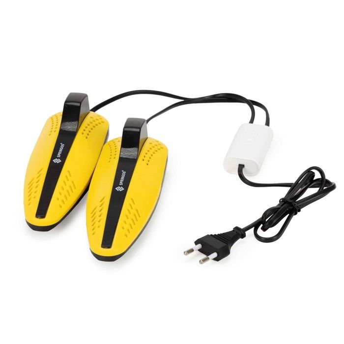 Sèche-chaussures - SPRINGOS - Modèle standard - Temp. 60–70°C - Minuterie 4/8/12 h - 15 W compact