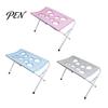 Small Dog Grooming Tool Pet Table with Foldable Stand, Adjustable Strap, Cat Hammock, 8-Hole Comfortable Station Washing for Bathing, Nail Trimming of