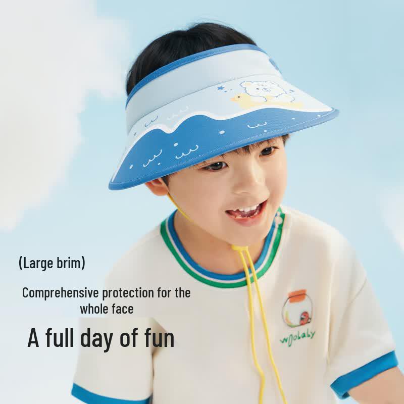 VVC Kids Cartoon UV Protection Sun Hat One Size