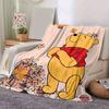 1 Stück Glücklicher Winnie Puuh Herbstlaub Decke Gemütliche Decke für Heimdekoration, Sofabezug, Reise