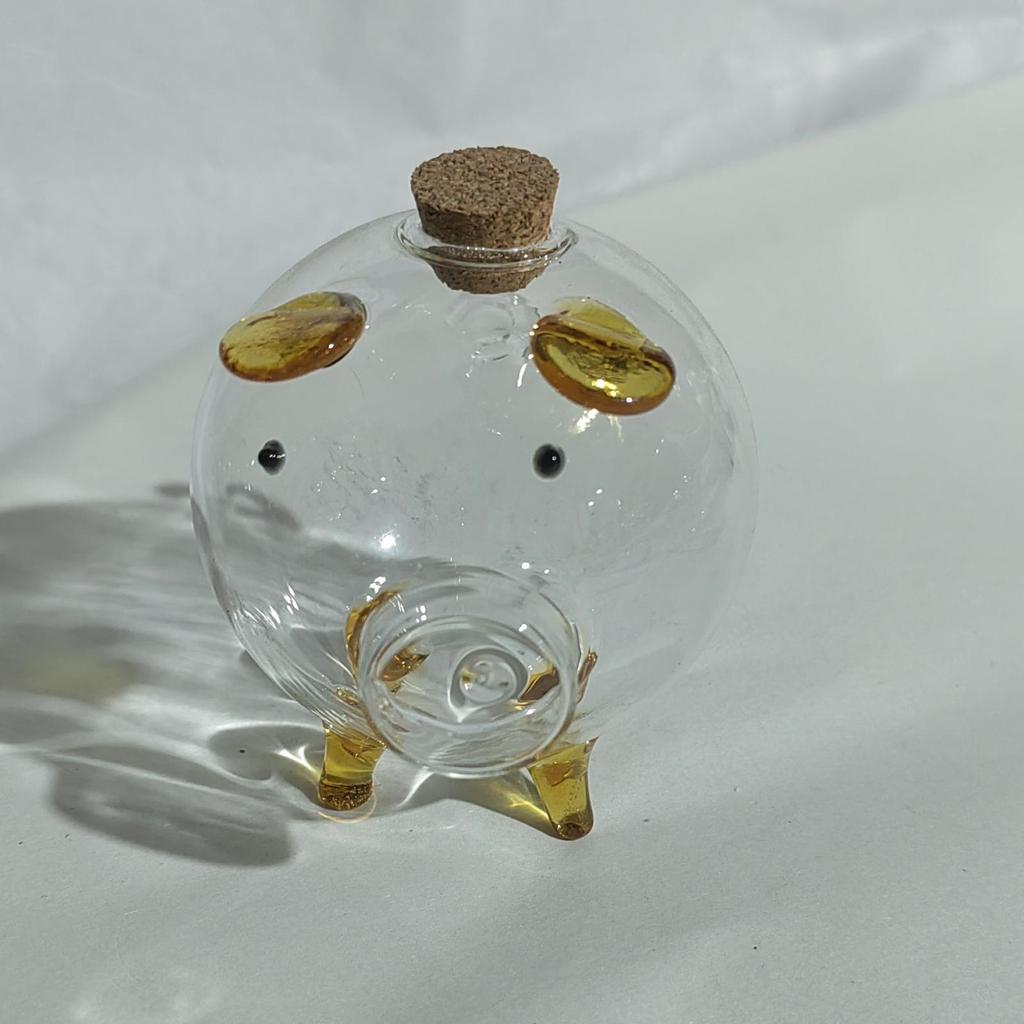 Clear Piggy Bank for Savings, Charming Animal Design