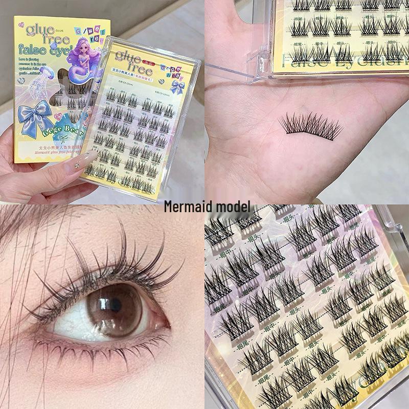 Gege Little Bear Glue-Free Natural Manga Style Individual Segment False Eyelashes