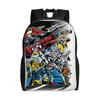 Transformered Cartoon Backpack 3D Printed University Backpacks Teen Colorful Large School Bags Streetwear Rucksack