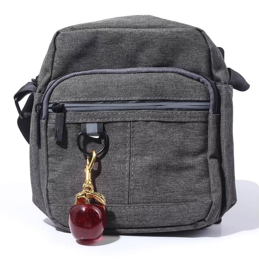 Sparkling Cherry Pendant Fashion Accessory Apple Keyring Stylish Key Pendant Suitable for Adults Friend and Family
