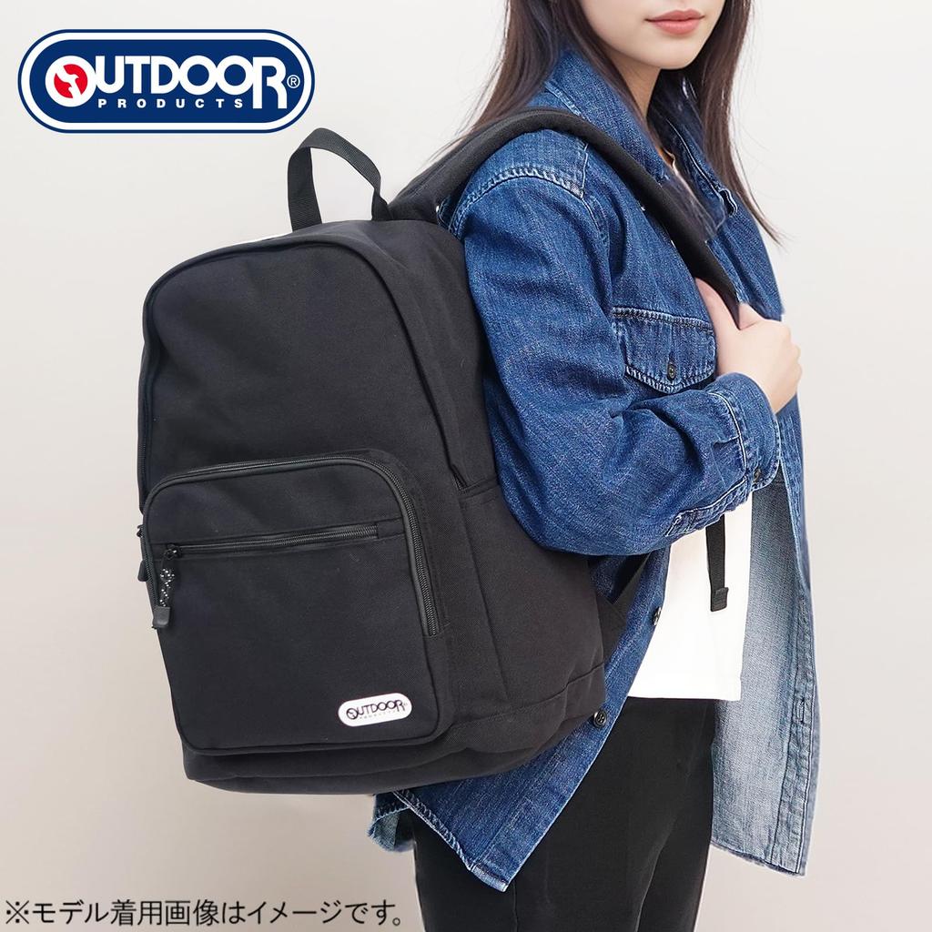 Outdoor Products Cordura Nylon Backpack, Basic, A4 Size, PC Storage, Large Capacity, 25L