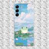Cute Frog Phone Case For Samsung S24,30,21,22,23,20 FE,lite,PIus,Ultra,5G,Note,9,10 Transparent Cover