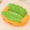 Hot Dog Shaped Pet Nest Doggy Cushion Cat Bed Mattress Warm Series Akita Dog Teddy Bear Warm Sleeping Mat Sofa Pet Supplies