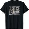 Justice League Movie Metal Logo T-Shirt
